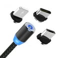 thumbnail image 3 of Guardoinrt 1m Magnetic Braided Charging Cable for Android Charging Line Portable Charger Cord Replacement, 3 of 8