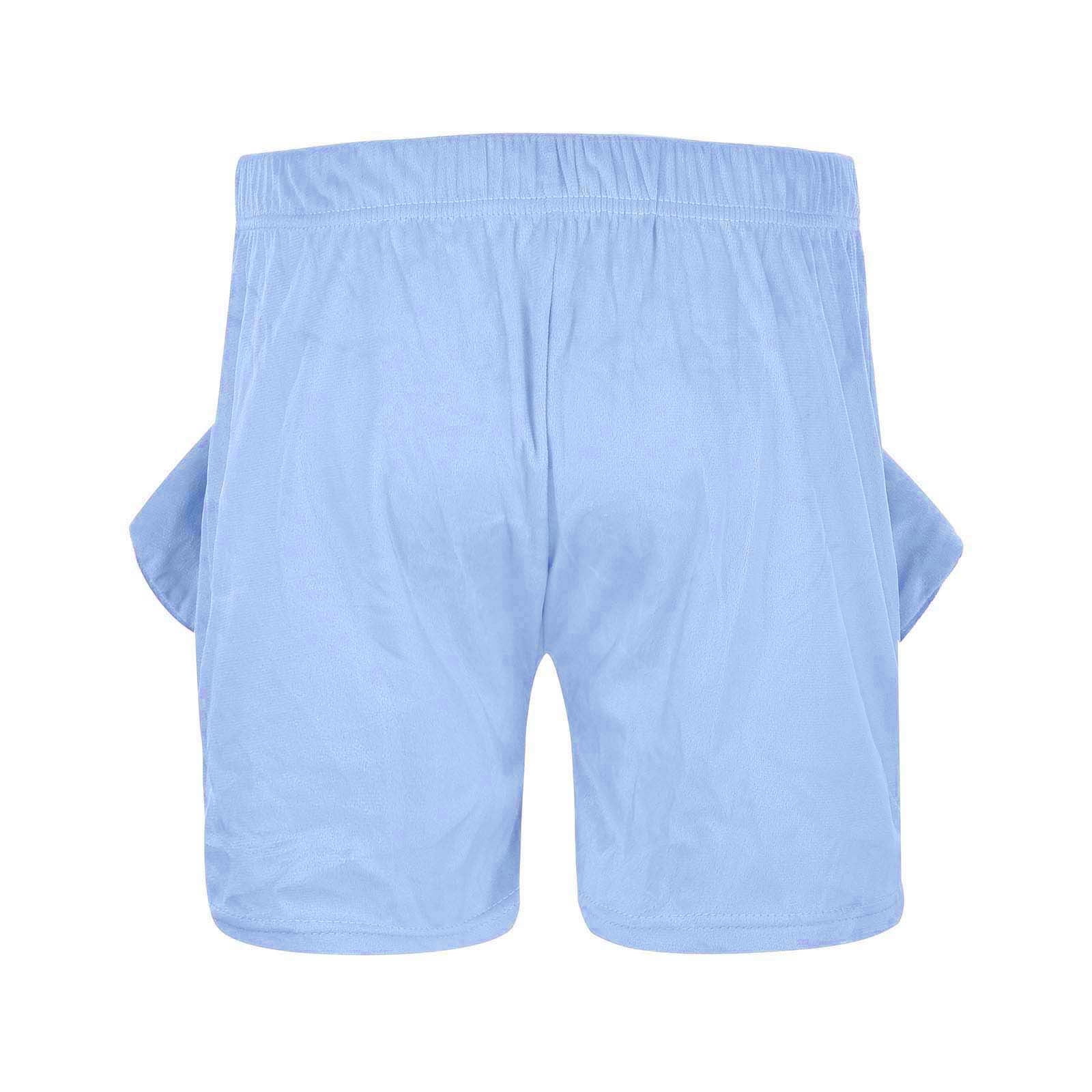 Cotton Men's Boxer Shorts Seamless Wolf Mid-Waist Panties Long Plus Size  Animal Pattern Elephant Briefs Soft U-Convex Underwear