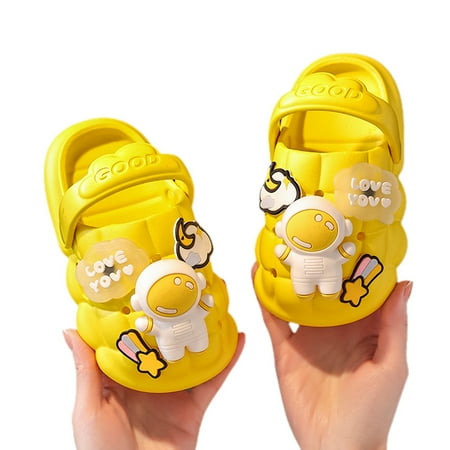 

Binpure Kid Summer Slippers Astronaut Non-Slip Shower Pool Slide Sandals