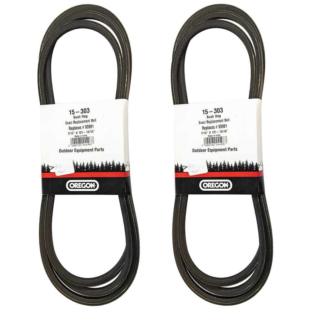 Oregon 15303 2pk Deck Drive Belt Bush Hog ZT 1800 2200 W 60" ZeroTurn Mowers 93991 Walmart