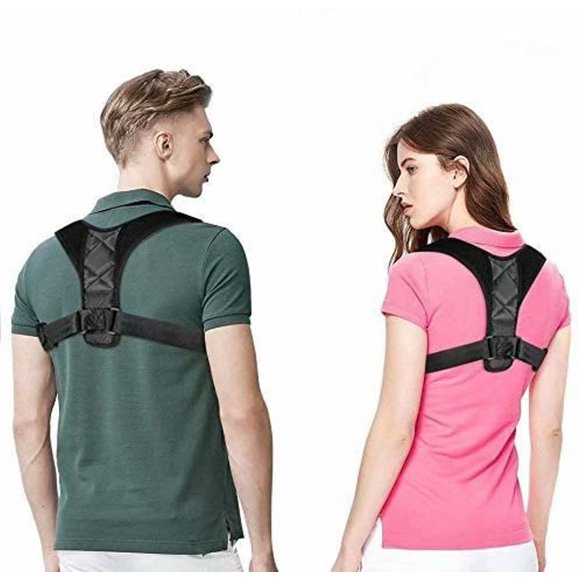 Back Brace for Posture Support, Shoulder Straps for Back, Neck & Shoulder Pain Relief