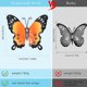 thumbnail image 5 of Hierro Jardín Mariposa 3D Mariposa Adornos Pequeño Metal Mariposa Arte Pared Colgante Decoración Con Gancho Muyoka Hogar, 5 of 6
