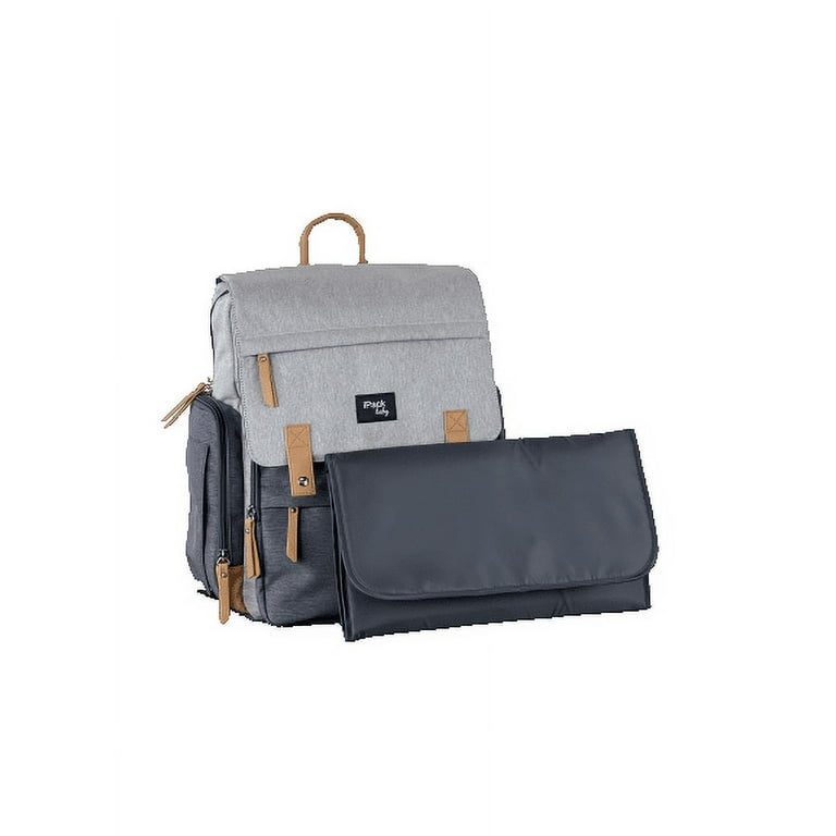 iPack Infant Unisex Carry All Backpack, Gray, 13