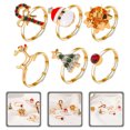 thumbnail image 2 of 6 anillos navideños para niños, ideales como juguetes o como recuerdos de fiesta., 2 of 8