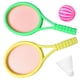 thumbnail image 5 of 1 juego de raqueta de tenis, juguetes para exteriores, juguete de plástico para hacer ejercicio, accesorios para niños y niñas con 2 pelotas de colores aleatorios., 5 of 6