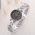 thumbnail image 3 of LVPAI Moda Casual Mujer Reloj de Pulsera Reloj de Cuarzo de aleación y Traje de Pulsera (Negro Plateado), 3 of 4