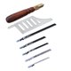 thumbnail image 1 of Sierra De Mano Curvada Con De Madera, Cuchillas Desmontables De Acero Con Alto Contenido De Carbono, Herramienta De Sierra Portátil Para Carpintería, 1 of 7