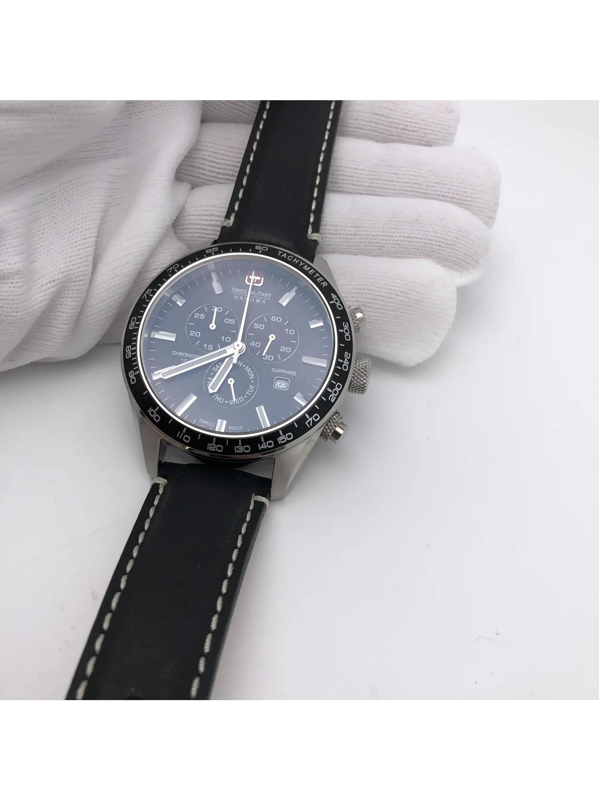 Swiss Military Hanowa Black Dial Quartz Mens Watch 06-4314.04.007