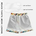 thumbnail image 3 of FORMRS Boys Swim Trunks Quick Dry Mesh Liner Boardshorts Sizes XS-XL, Striped Pattern, 3 of 7