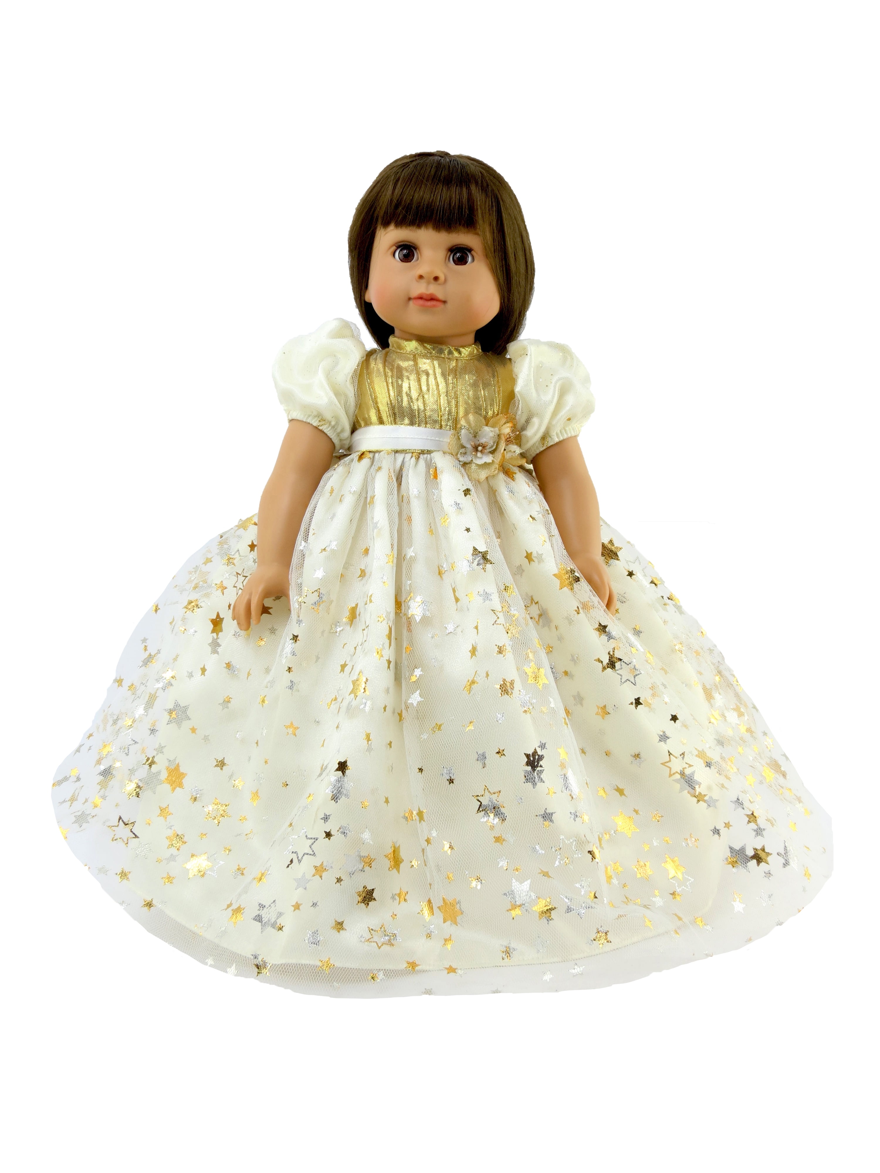 A Beautiful Multi Colored Ruffled Sundress Designed for 18 Inch Doll Like the Am 