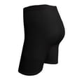 thumbnail image 5 of vigerkar Women's Plus Size Short Leggings Ultra Soft Shorts Under Dresses Mid Thigh Leggings Pants Black, L, 5 of 5