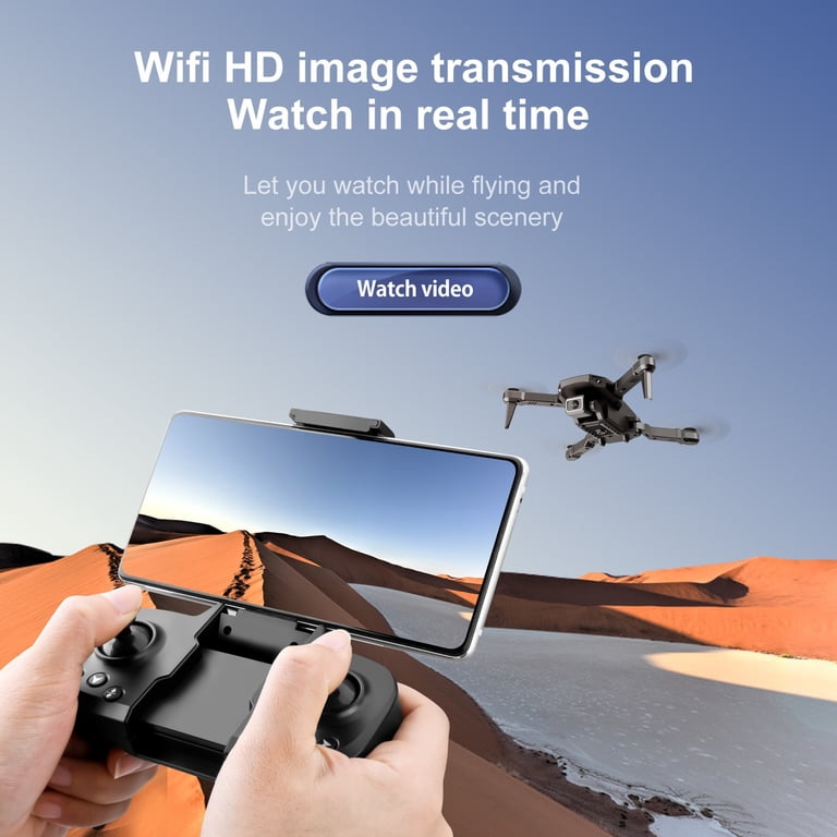 Mini Drone For Kids With 4K HD FPV Camera Remote Control Toys Gifts For Boys Girls With Altitude Hold Headless Mode One Key Start Speed Adjustment 3D Flips 2 Batteries
