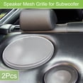 thumbnail image 2 of Unique Bargains 2 Pcs Universal 8.5 Inch Speaker Grills Mesh for Audio Subwoofer 223x6.5mm Grille without Frame White, 2 of 8