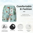 thumbnail image 5 of Haiem Christmas Winter Animals Men'S Quick-Dry Swim Trunks: Comfortable Beach Shorts With Mesh Lining And Pockets - Ideal For Swimming And Sunbathing Xx-Large, 5 of 9