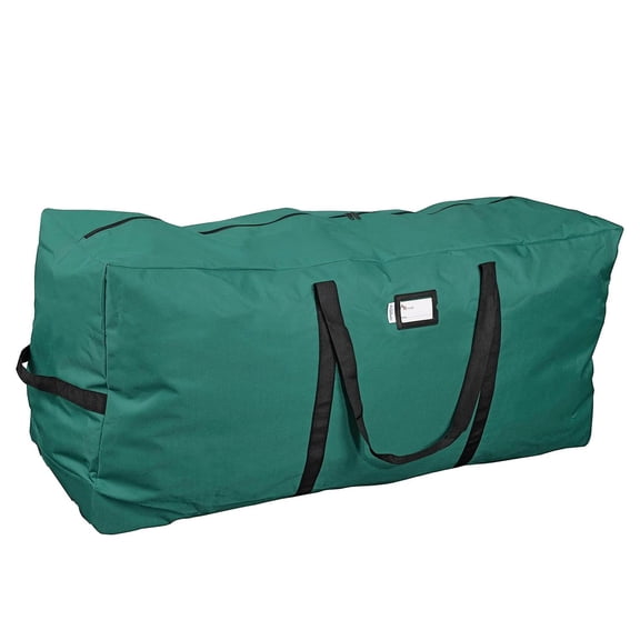 BN-LINK 9ft Christmas Tree Storage Bag, Heavy-Duty Oxford Christmas Tree Bag With Reinforced Handles, Dual Zipper & Side Pocket, Waterproof, Moisture-Proof & Dust-Proof Bag(Green, 65x 15x30)