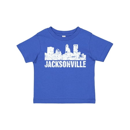 

Inktastic Jacksonville Skyline Grunge Gift Toddler Boy or Toddler Girl T-Shirt