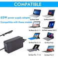 thumbnail image 1 of Surface Pro Charger, adaptador de corriente de 65 W para Microsoft Sur, 1 of 2