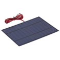 thumbnail image 2 of Solar Power Epoxy Module Board DC6V 6W Polysilicon Tool Supplies with 200cm Red Black Wire, 2 of 5
