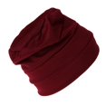 thumbnail image 6 of Chemotherapy Hat Postnatal Hat Turban Ladies Headcover Elegant Windproof Burgundy, 6 of 8