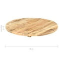 thumbnail image 3 of vidaXL Plateau de Table en Bois de Manguier Massif Rond 25-27 mm 80 cm, 3 of 4