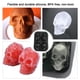 thumbnail image 5 of Bandeja de hielo ANGGREK silicona 2 moldes calavera negro, 5 of 8