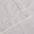 thumbnail image 3 of Impressions 2-Piece Kyrie Lattice Textured Sheer Curtain Panel Set with Grommet Header, White, 3 of 4