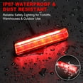 thumbnail image 2 of HSYFUNA LED Forklift Safety Light Red for AGV Automated Guided Vehicle, Forklift Truck, Industrial Lift, Warehouse Safety, IP67 Waterproof, Aluminum Housing (2PCS) C105, 2 of 3