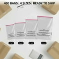 thumbnail image 2 of Ryhampaper 500 Pack 10" x 13" Self Sealing Clear Plastic Poly Bags with Suffocation Warning Bag for Apparel Clothes Packaging Shipping, 2 of 7