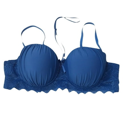 Juslio Push Up Bra Athletic Padded Comfortable Solid Nursing Bras