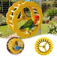 thumbnail image 1 of Parrot Exercise Wheel And Steering Interactive Bird Activity Center With Chewable Wooden For Conures Budgies 1pc, 1 of 4