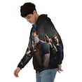 thumbnail image 3 of The Twilight Saga Men's Hoodie With Color Drawstrings Sweatshirt Hooded Pullover Print Winter Coat Jacket X-Large, 3 of 9