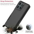 thumbnail image 4 of For Moto G Power 5G 2025 Case ,Sturdy Phone Case for Motorola Moto G Power 5G 2025, Tekcoo Shockproof Protection Heavy Duty Armor Hard Plastic & Rubber Rugged Bumper 2-in-1 Case Cover - Black, 4 of 11