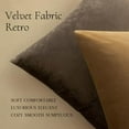 thumbnail image 5 of Pack of 2, Polyester Soft Solid Decorative Square Throw Pillow Covers Set Cushion Case for Sofa Bedroom Car 18 x 18 Inch 45 x 45 Cm, 5 of 6
