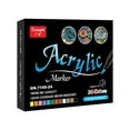 24Color 7100 Soft Acrylic Waterbased Paint Marker, Hand Drawn Graffiti, Hand Account Painting