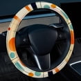 thumbnail image 2 of Geometric Cube 14.5 Inch Printing PVC Leather Car Wheel Cover Auto Accessories, 2 of 6