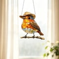 thumbnail image 5 of BingTong Bohemian Style Dreamcatcher Pendant,Bird Cow Angel Moon Pattern Suncatcher Pendant With Metal Chain, Colorful Light Catching Wall Window Decor For Home Decor Doors Windows D, 5 of 7