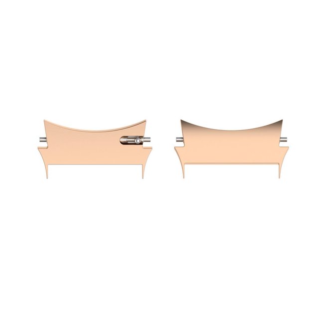 2 conectores para correa de reloj Galaxy Watch4/Watch4 Classic de 20 mm (oro rosa) Ehuebsd Para estrenar