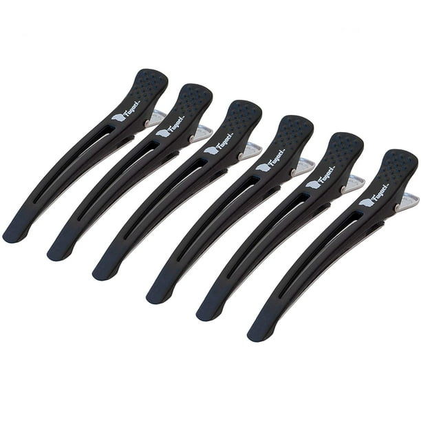 Firm Grip Hair Clips for Styling Sectioning with Silicone Band