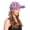 Geometric Purple, variant on Women's Summer Chemo Headwear Brim Visor Hat Beanie Hat