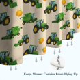 thumbnail image 6 of Cartoon Tractors Pumpkins Beige Pattern Shower Curtain 72"x84" ,Bathroom Decorative Shower Curtains Set with 12 Hooks,Modern Waterproof Washable Shower Curtain, 6 of 6