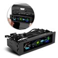 thumbnail image 3 of Peahefy 5-Fans Speed Controller CPU Temperature Sensor Computer Cooling Drive Bay Front LCD Panel, PC Fan Controller, 3 of 8