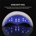 thumbnail image 3 of DPTALR 88W 18LEDS Fan Nail Gel Curing Lamp Light Nail Gel Polish Dryer Nail Art Machine, 3 of 5