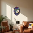 thumbnail image 5 of Canvas Wall Art Mexican talavera ceramic tile Oval Framed Canvas Prints Vintage Wall Hanging Decor for Home Decorations 8.6"x11.4", 5 of 7