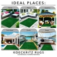 thumbnail image 3 of Koeckritz Rugs 12'x20' Green Turftime Indoor/Outdoor Durable Artificial Turf Area Rug, 3 of 7