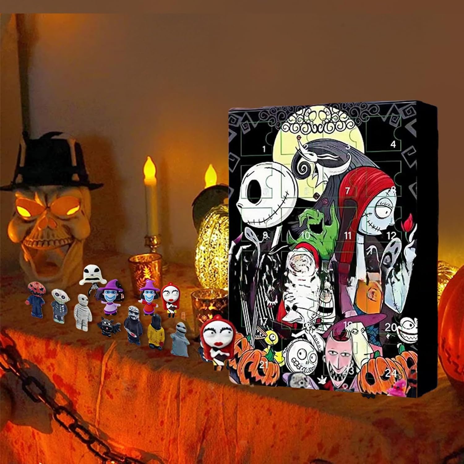 Halloween Advent Calendar 2024, Halloween Scary Doll Advent Calendar