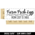 thumbnail image 2 of Farm Fresh Eggs From Coop to Table Label Carton Self-Inking Rubber Stamp Ink Stamper for Business Office - Blue Ink - Large 2-3/4 Inch, 2 of 7