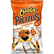 Cheetos Pretzels Cheddar Flavored Pretzel Snack Chips, 10.0oz Bag