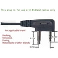 thumbnail image 5 of Auriculares Walkie Talkie con micrófono compatibles con Walkie Talkie Midland gxt1000vp4 gxt1000 con par PTT/VOX, 5 of 5
