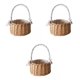 thumbnail image 1 of 3 uds de almacenamiento de ratán Natural arreglo floral regalos decorativos para niñas, 1 of 9
