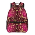 thumbnail image 1 of Disketp Golden Snowflakes And And Butterflies Mochila Estampada para Hombre y Mujer – Mochila Ligera Clásica con Múltiples Bolsillos para Universidad, Trabajo y Viajes-One Size, 1 of 5
